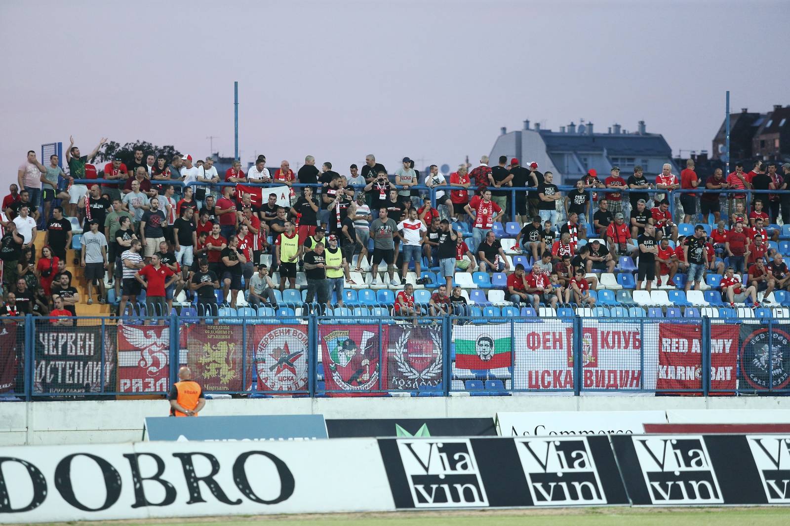 Atmosfera na uzvratnoj utakmici pretkola Europske lige izmeÄu Osijeka i CSKA Sofije