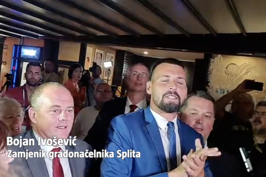 Ivošević nakon pobjede na izborima u Splitu zapjevao 'Ovdje nitko nije normalan'