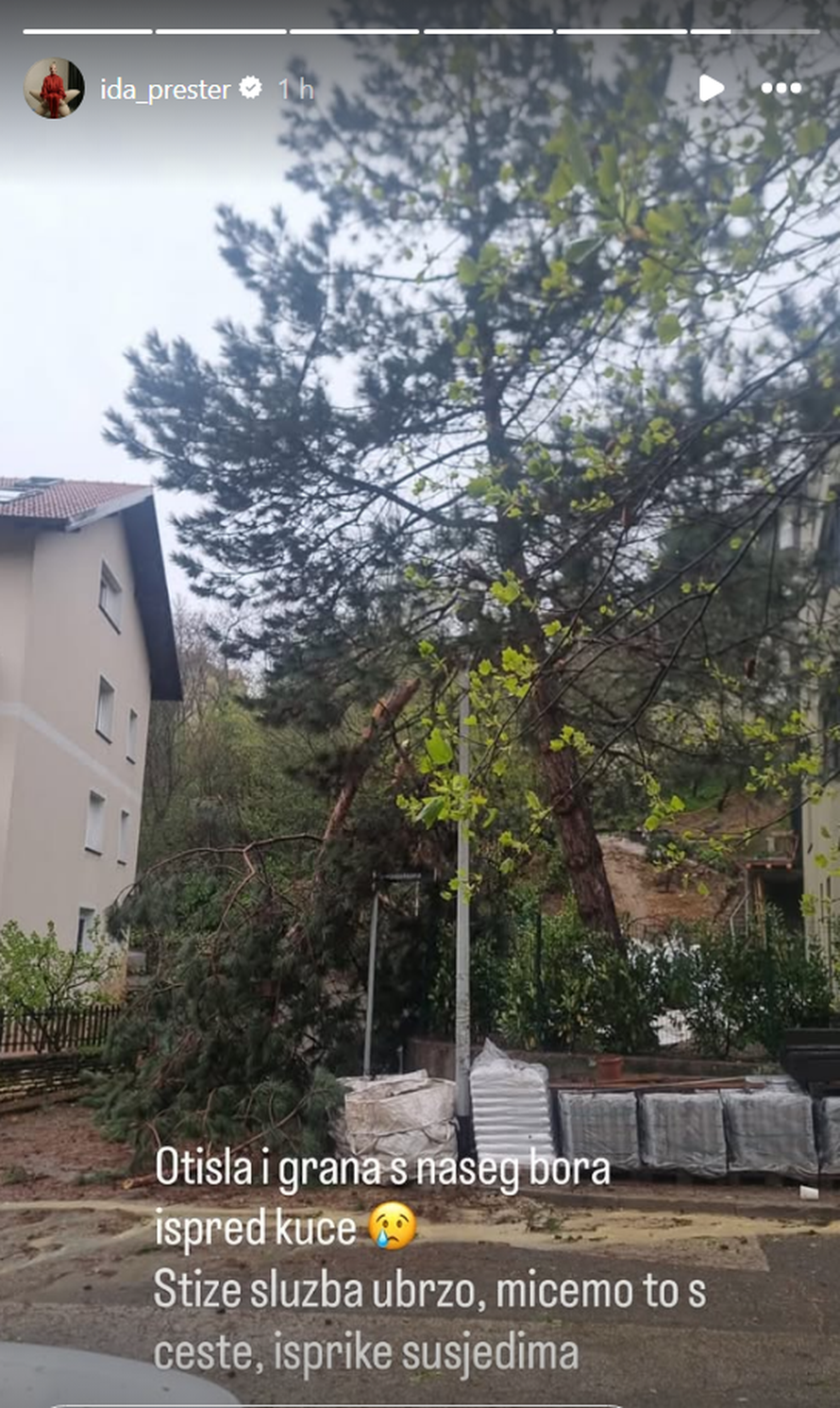 Nives Celzijus, Ida Prester i Ella Dvornik o nevremenu: 'Otišla je grana, zovemo službe, isprike!'