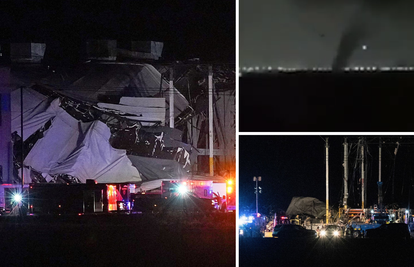 Snažan tornado pogodio SAD: Srušio se krov i zid skladišta Amazona, najmanje 1 mrtav