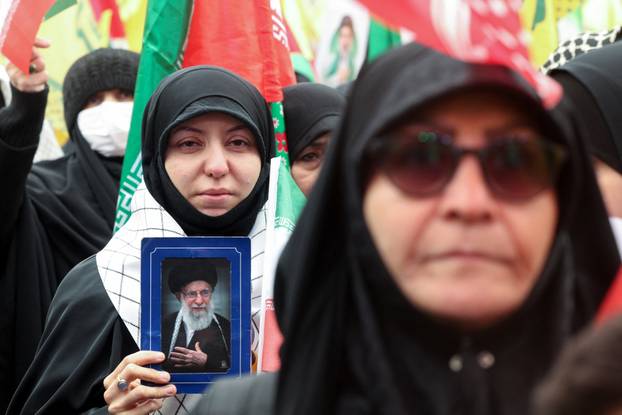 Protest marking the annual al-Quds Day (Jerusalem Day) on the last Friday of the holy month of Ramadan in Tehran