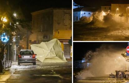 VIDEO Orkansko jugo zahvatilo Kaštela, izdana upozorenja za grmljavinsko nevrijeme i kišu