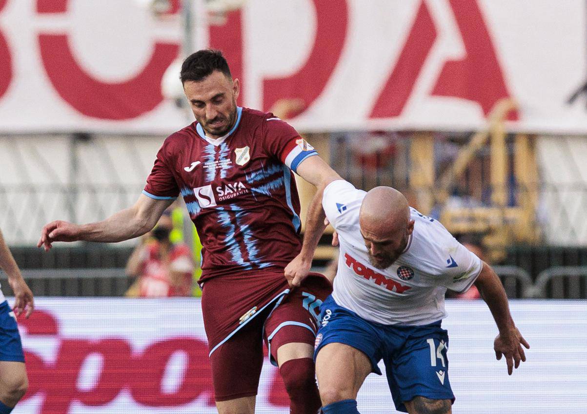 Split: Stadion Poljud,  Finale Hrvatskog nogometnog kupa HNK Hajduk - HNK Rijeka