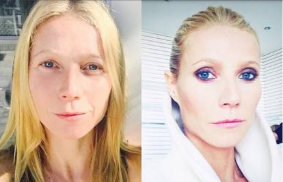 Ni ona nije savršena: Gwyneth prije i nakon 'profi' šminkanja