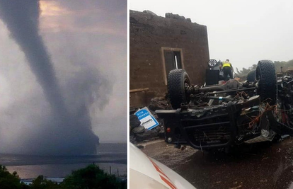 Tornado pogodio otočić Pantelleria: Automobili letjeli zrakom, poginulo dvoje ljudi