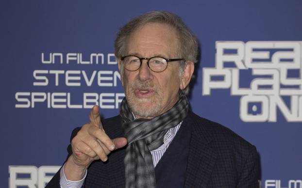 Steven Spielberg At Ready Player One Photocall - Rome