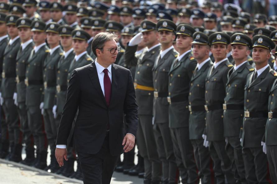 Military Academy cadets attend graduation ceremony in Belgrade