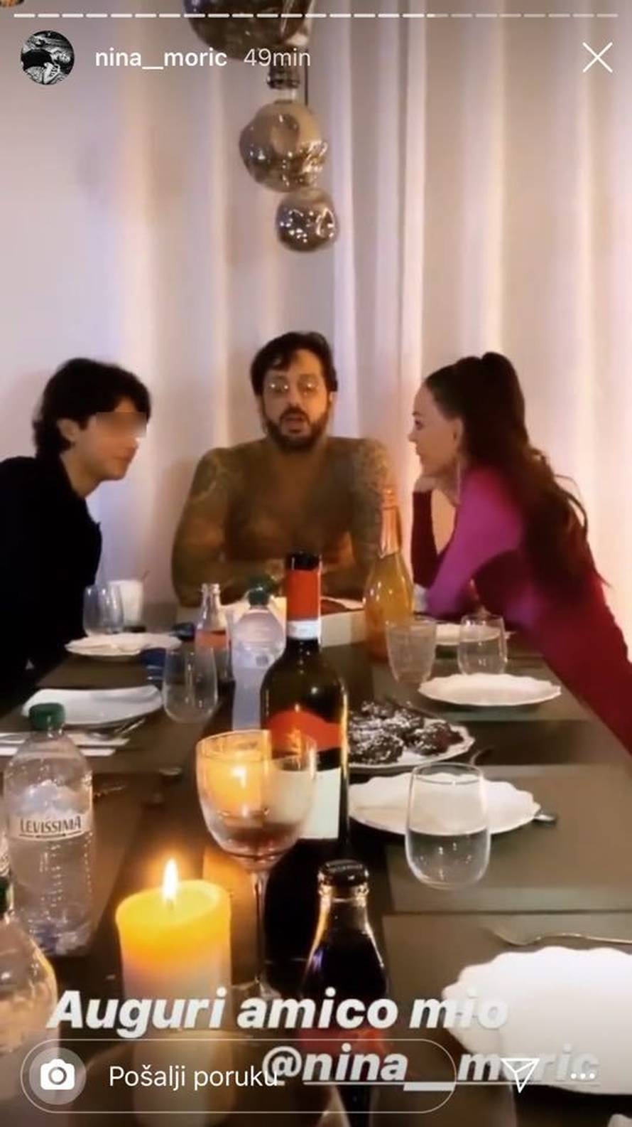 Corona party: Nina Morić ljubi bivšeg muža, dovela mu i sina