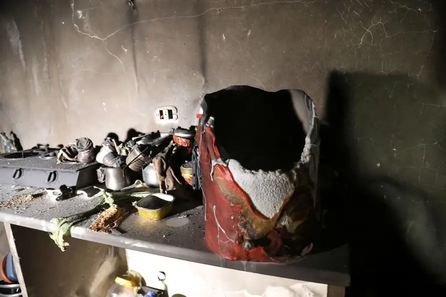 Devastacija u kući vođe ISIS-a, Abu Ibrahima al-Hashimija al-Qurayshija