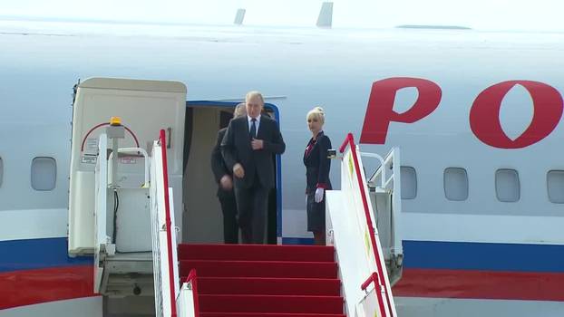 Putin arrives in China's Tianjin ahead of SCO summit