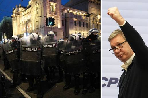 Prosvjedi u Beogradu: 'Vu&ccaron;i&cacute;eva tiranija je uskoro gotova'