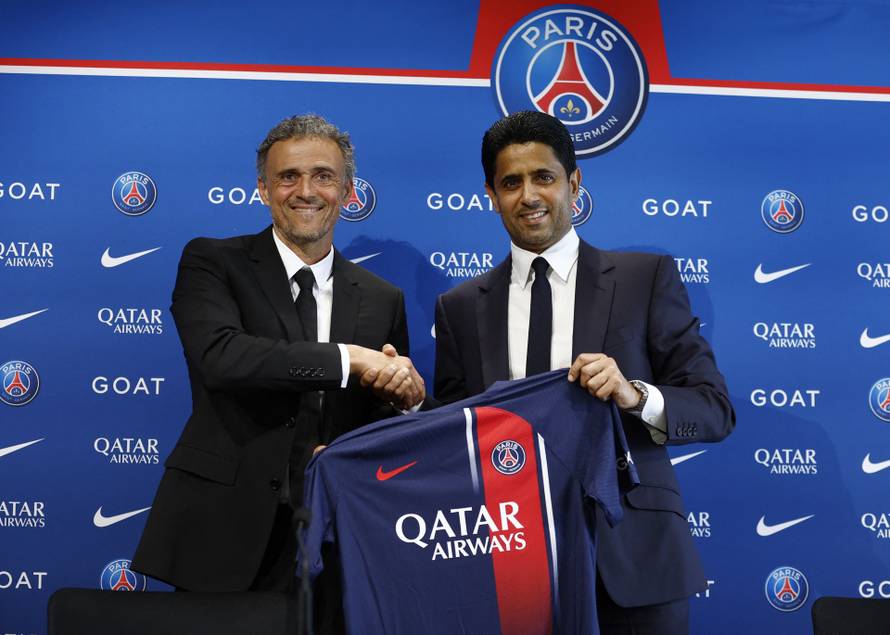 Paris St Germain unveil new coach Luis Enrique