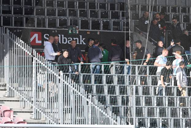 Navijači na utakmici Midtjyllanda i Rijeke u play-offu za ulazak u UEFA Konferencijsku ligu