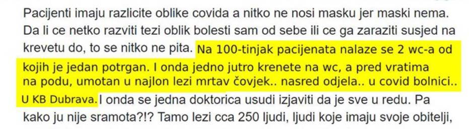 'Za razliku od vas koji radite od doma, mog posla i života nema'