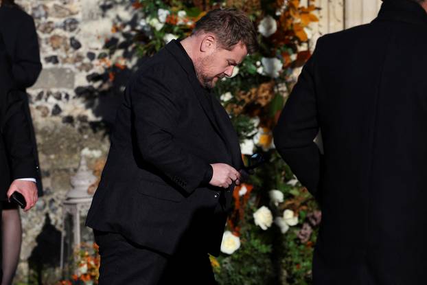 Funeral of former One Direction singer Liam Payne in Amersham, near London