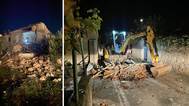 FOTO Eksplozija uništila kuću na Ugljanu: Sumnja se da je eksplodirala plinska boca