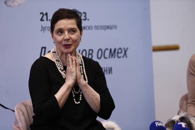 Slavna glumica Isabella Rossellini autorskom predstavom 'Darwinov osmijeh' gostuje na Beogradskom festivalu igre