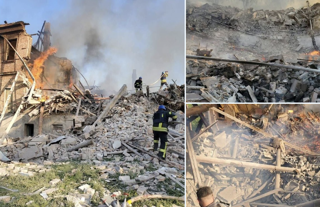 Ukrajinski guverner: Rusko bombardiranje ukrajinske škole ubilo dvoje, 60 pod ruševinama