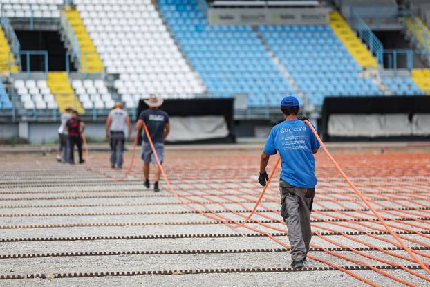 Radovi na Gradskom stadionu u Velikoj Gorici