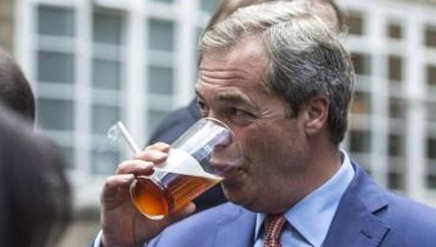 UKIP leader Nigel Farage EU vote