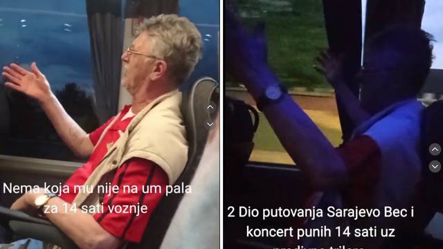 VIDEO Solo koncert za autobus: Pjevao 14 sati od Sarajeva do Beča, snimka postala viralna