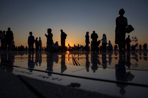 Posljednji ovogodišnji ljetni zalazak sunca u Zadru