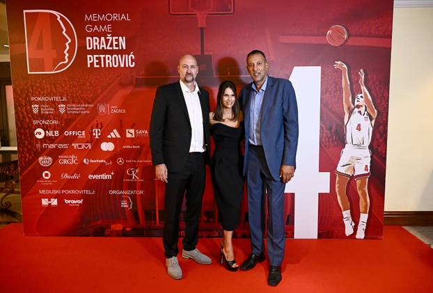 Zagreb: Gala večera povodom Memorijalne utakmica u sjećanje na Dražena Petrovića