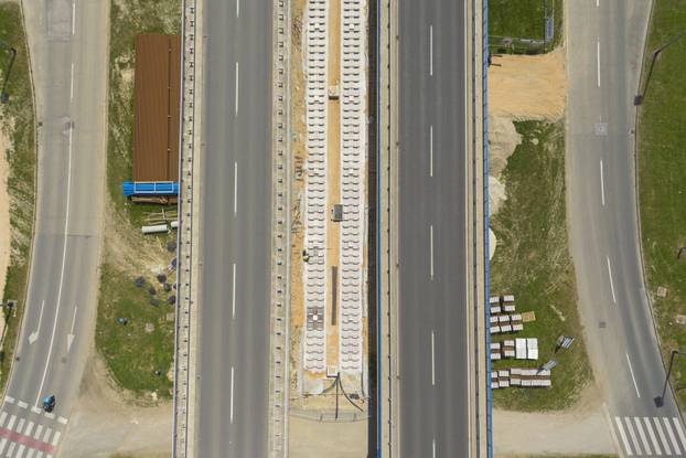 Zagreb: Radovi u Sarajevskoj snimljeni iz zraka