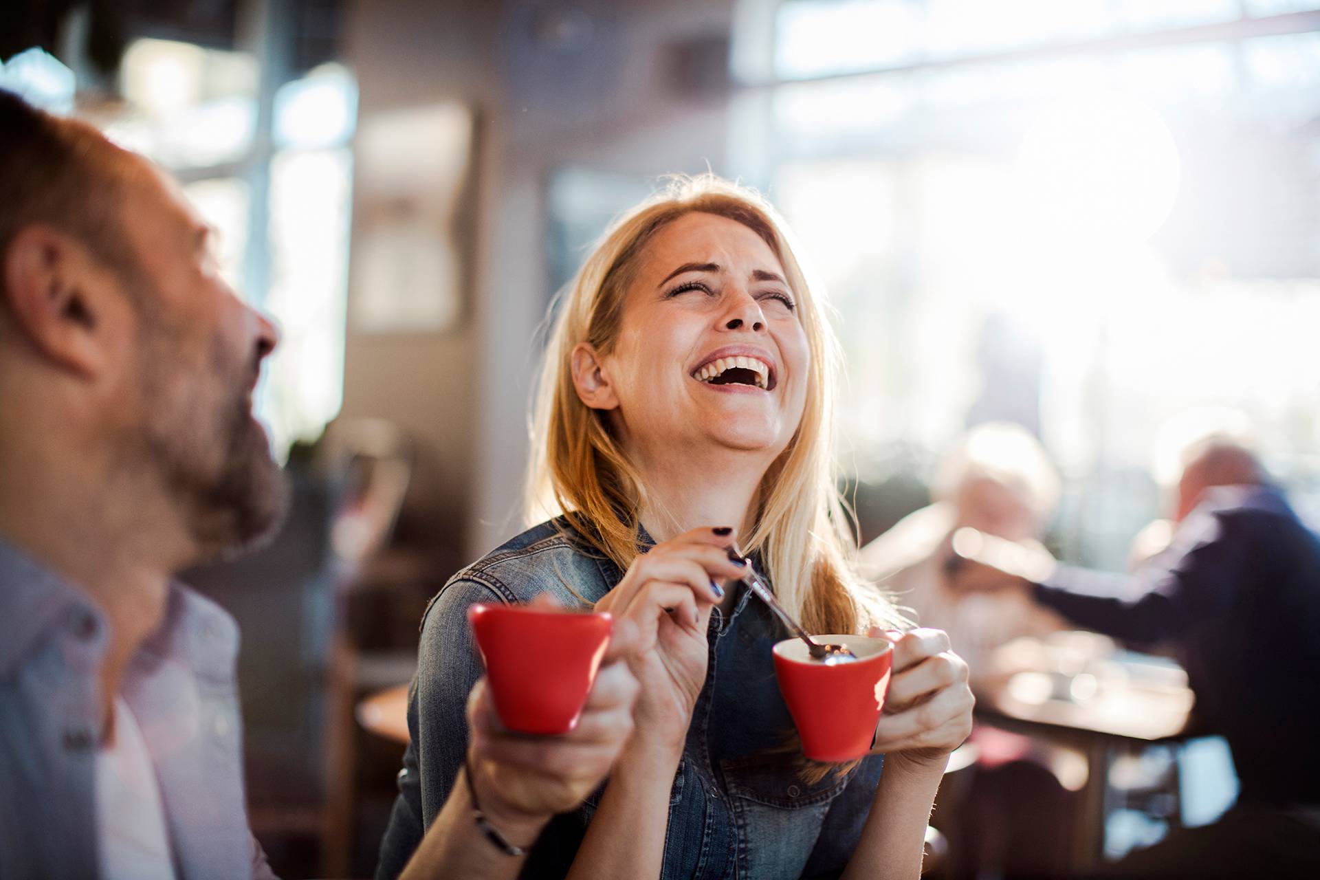 Couple in a Cafe