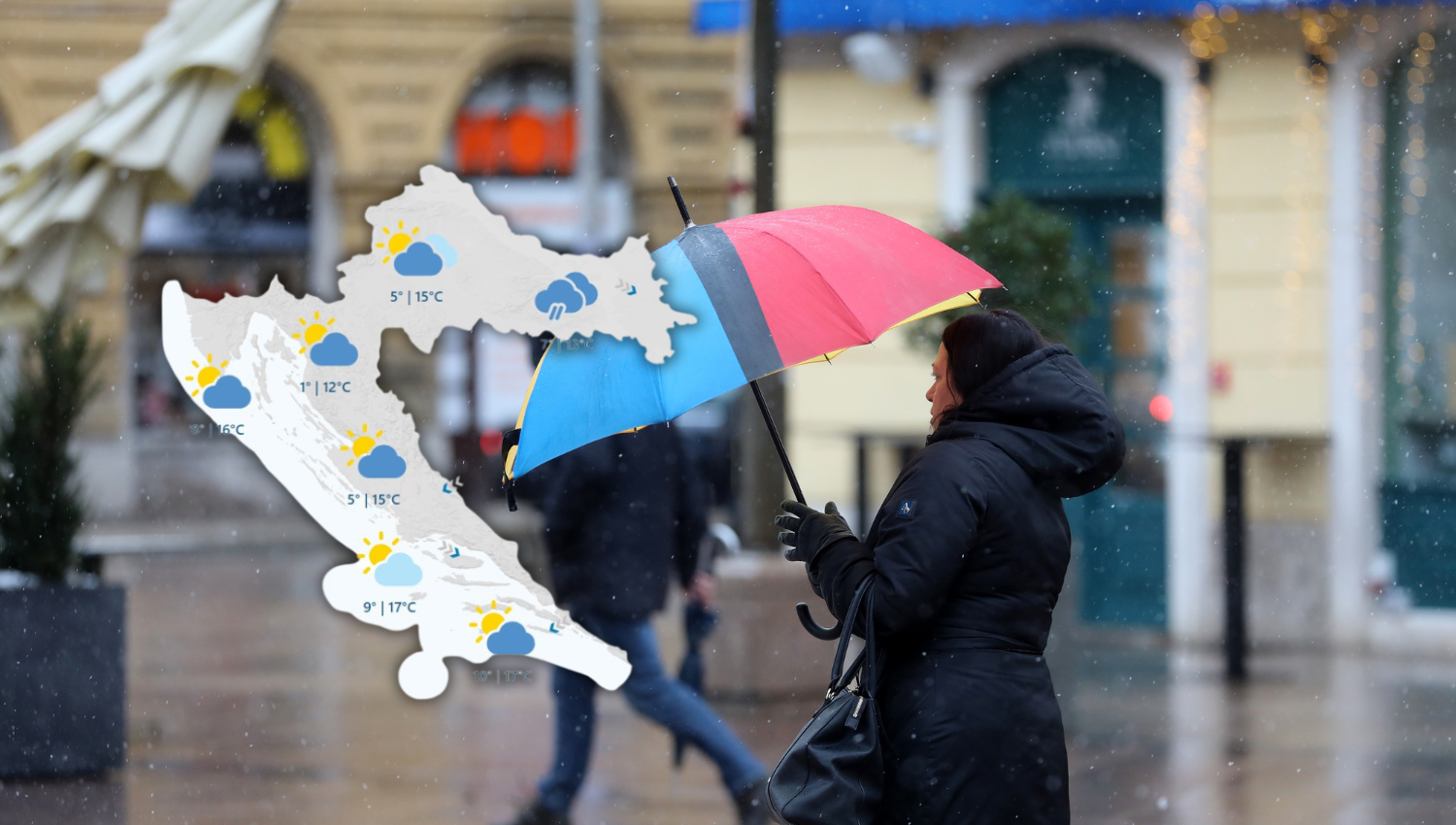 Na istoku zemlje  i dalje kiša, u ostatku Hrvatske sunčano. Zbog bure su aktivirali meteoalarm