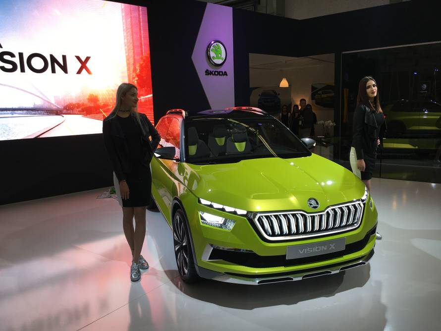 Škodina vizija: Hibridni  SUV Vision X vozi na plin i struju