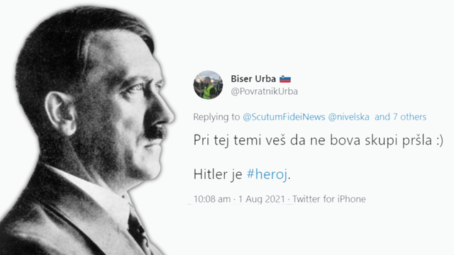 Slovenac na Twitteru objavio 'Hitler heroj', reagirali Nijemci