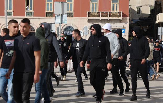 Split: Torcida na Rivi održala prosvjed