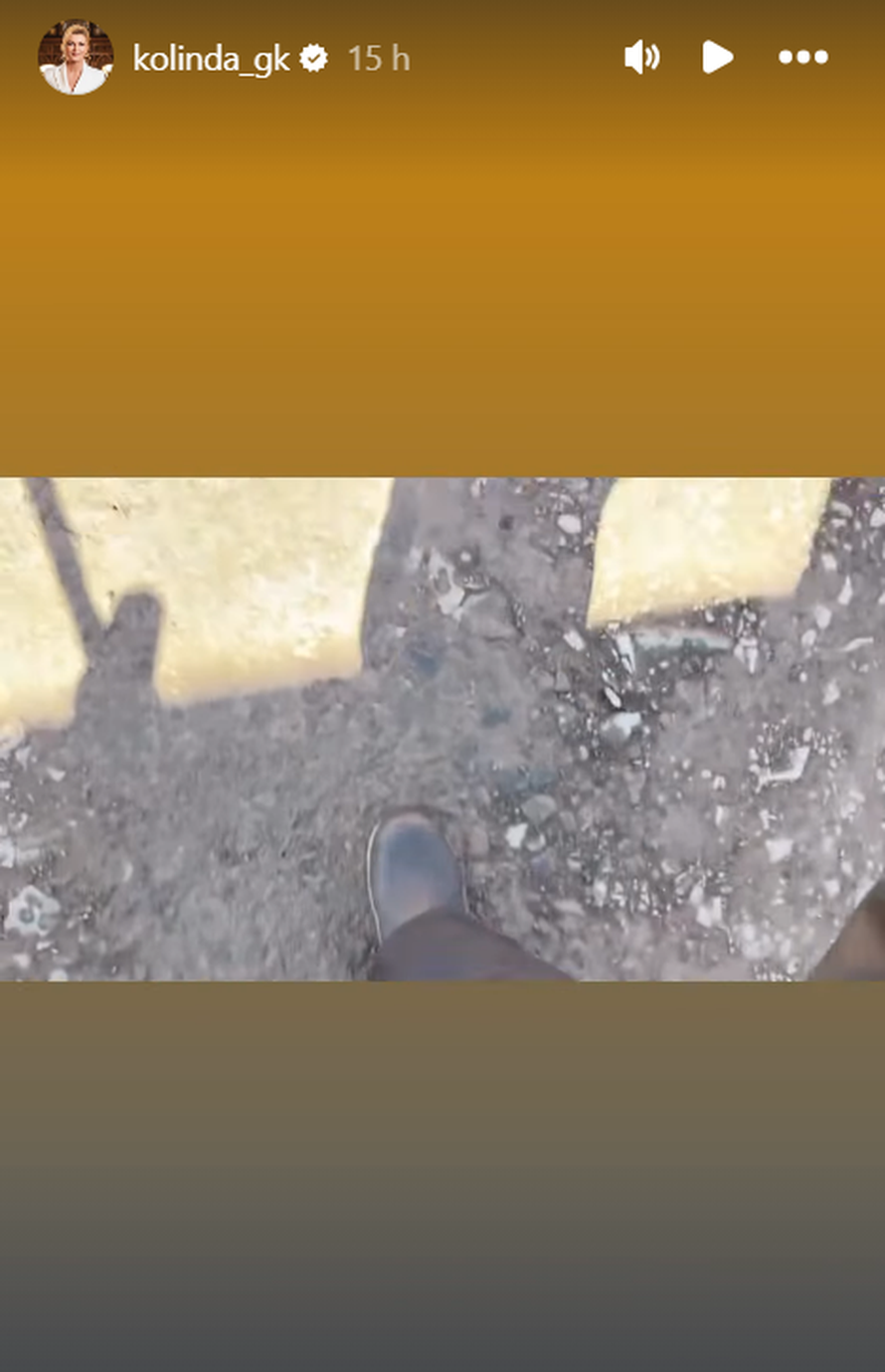 Kolinda objavila novu snimku ledenog skoka na Antarktici!