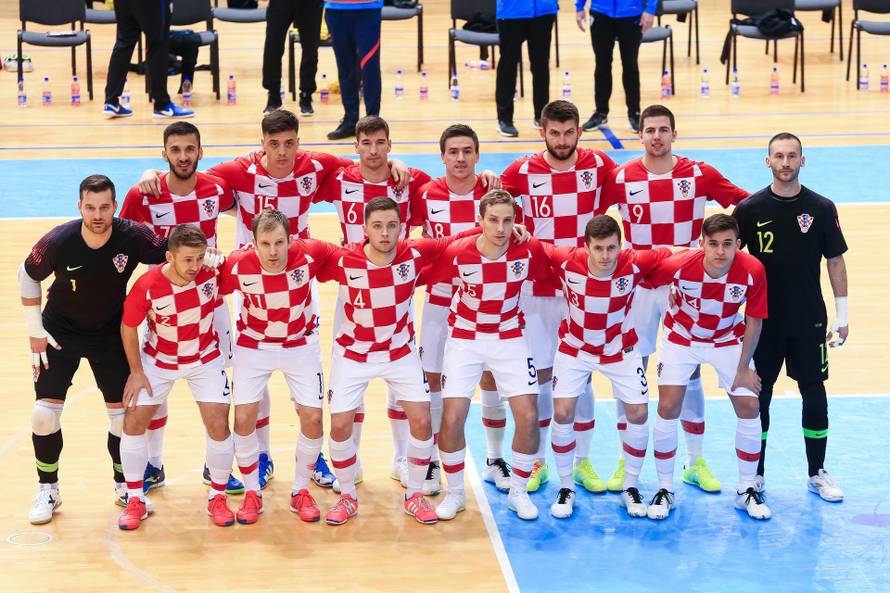 Osijek: Hrvatska futsal reprezentacija protiv Ukrajine za odlazak na EP