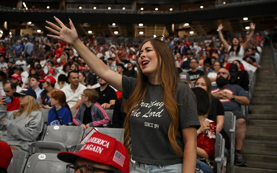 Memorial service for slain conservative commentator Charlie Kirk, in Glendale