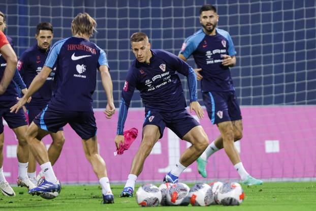 Zagreb: Trening hrvatske nogometne reprezentacije