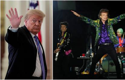 Stonesi prijete tužbom Trumpu jer koristi njihovu glazbu na svojim predizbornim skupovima