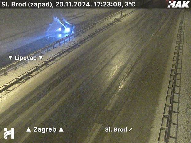 FOTO Snijeg pada u Slavoniji i Gorskom kotaru, pogledajte kakvo je stanje na cestama