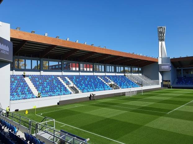 FOTO Ovo je stadion na kojemu danas igra Dinamo. Moderno zdanje u Srbiji izgradili Mađari