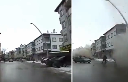 VIDEO Nova snimka potresa u Turskoj: U samo par sekundi urušilo se nekoliko zgrada