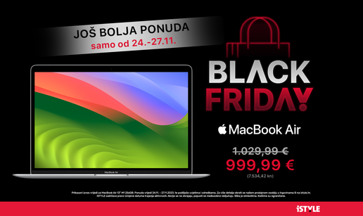 iSTYLE donosi super Black Friday popuste na popularne Apple uređaje