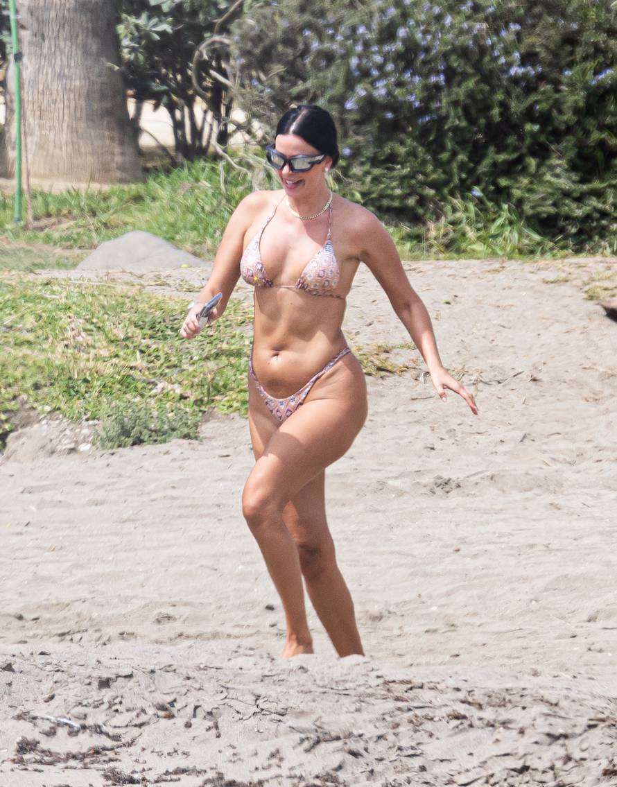 EXCLUSIVE: World Cup's Sexiest Fan Ivana Knoll Enjoys A Day At The Beach In Marbella