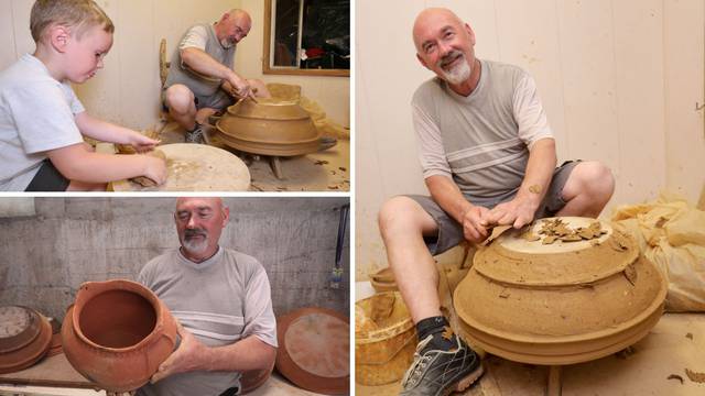 Ivan (61) je posljednji lončar Cetinske krajine: 'Janjetina je najbolja pod mojom pekom'