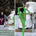 VIDEO Pogledajte vesele scene iz Vatikana: Papu Franju došli su  razveseliti članovi cirkusa...