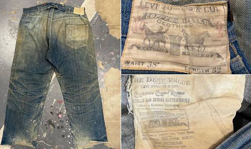 Levi's traperice iz 19. stoljeća pronašli su u rudniku pa prodali na aukciji za 670.000 kuna