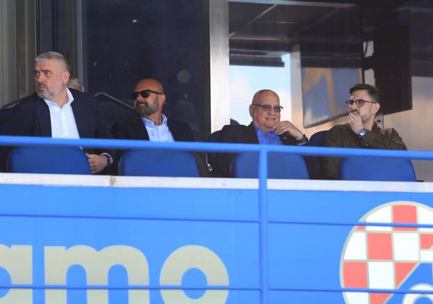 Svečana loža stadiona Maksimi tijekom utakmcie između Dinama i Hajduka