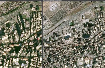 Šokantne satelitske snimke Bejruta prije i poslije eksplozije