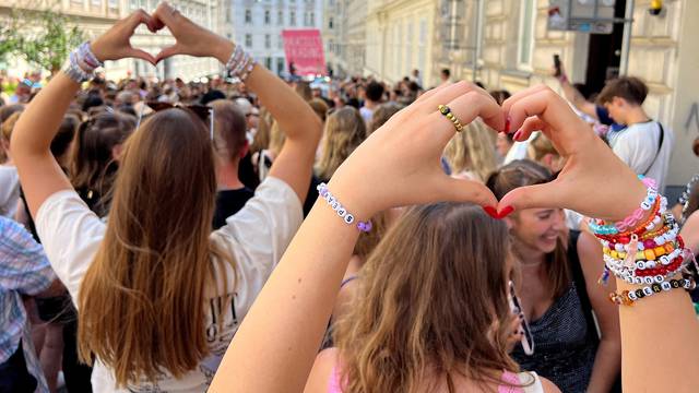 FILE PHOTO: Stranded “Swifties” gather in Vienna after cancellations of Taylor Swift concerts