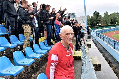 Ultras Sikirica (80) iz doma za starije stigao je bodriti Cibaliju